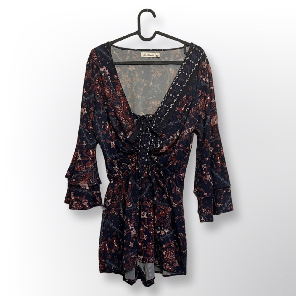 Delilah Floral & Paisley Romper (AUS 8)